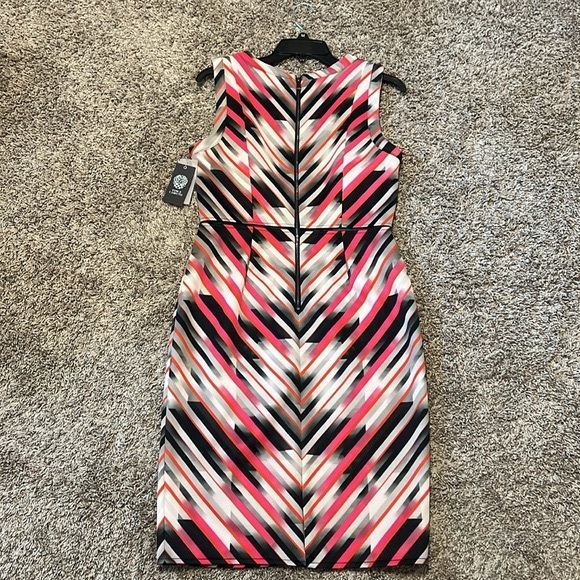 NWT  Vince Camuto Size 8 Pink/Black multi. - Picture 2 of 14